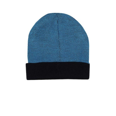 Unisex Blue Solid Beanie